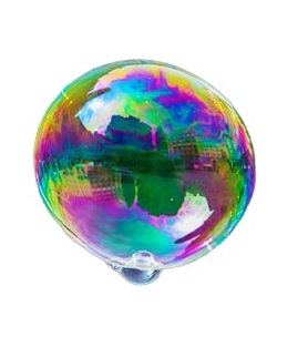 colorful dream bubble