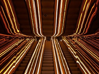 dream vision of double escalators